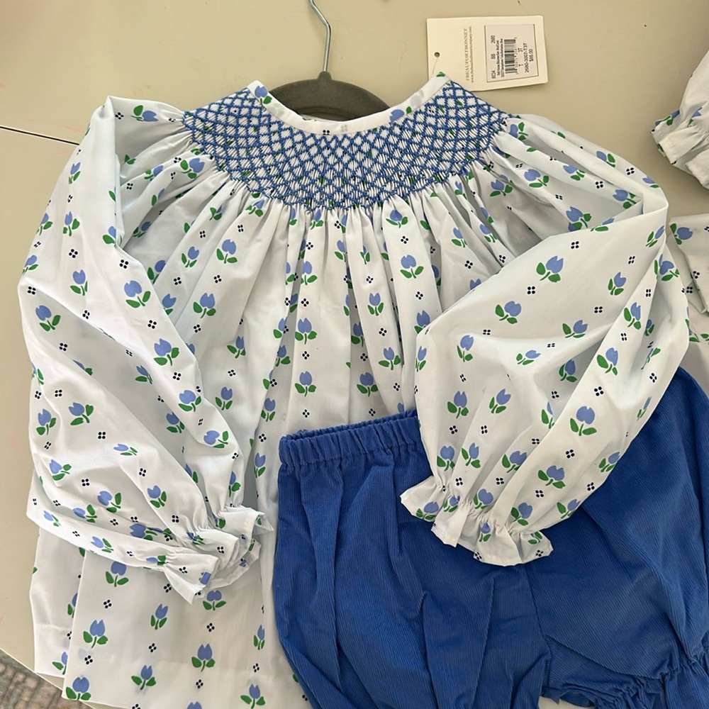TBBC Bell House Bloomer set NWT